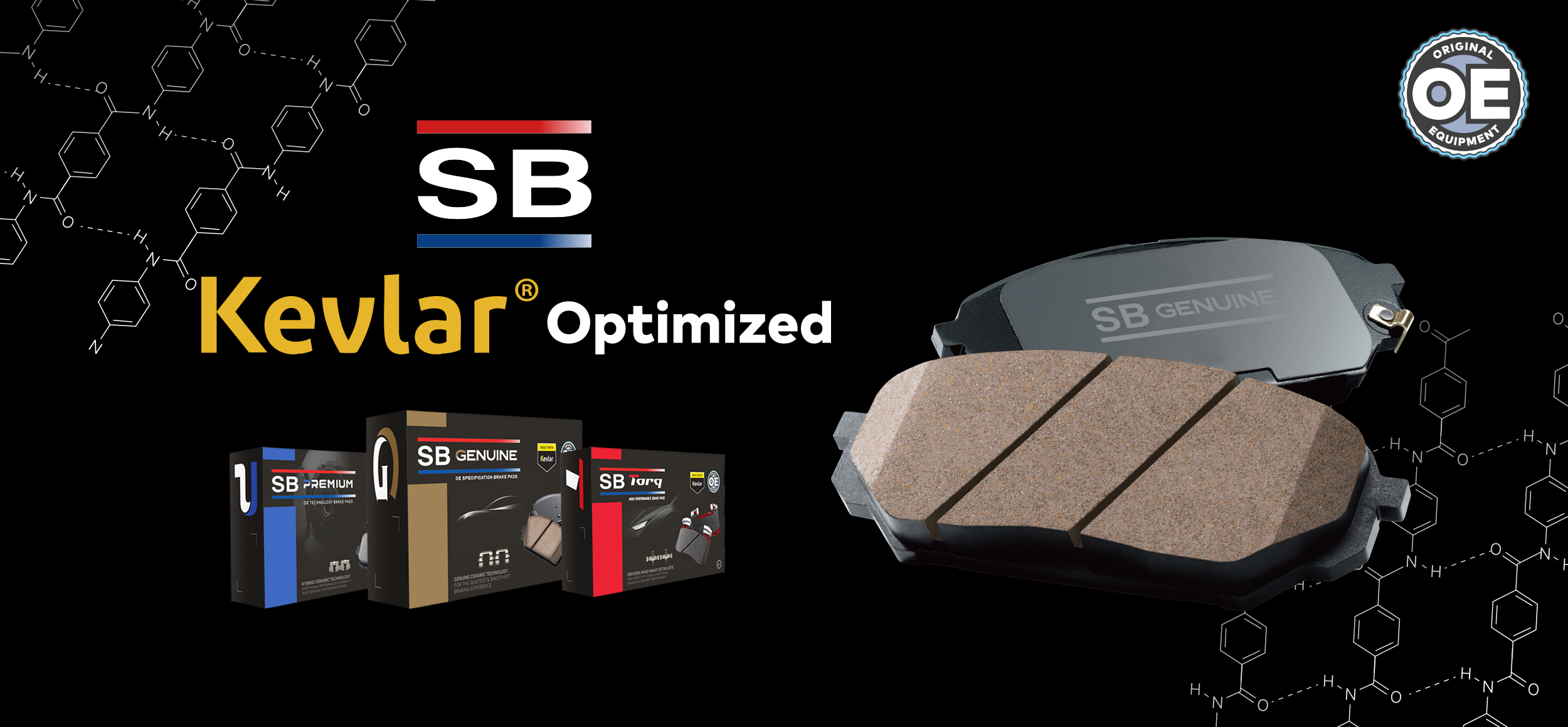 Kevlar Optimized SB Brake Pads